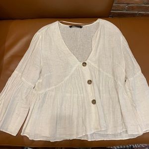 Zara White Top
